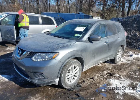 2016 Nissan Rogue S/Sl/Sv z USA, uszkodzony, nr VIN 5N1AT2MV2GC745835